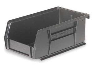 AKRO-MILS 30220BLACK Black Hang and Stack Bin, 7-3/8"L x 4-1/8"W x 3"H AKRO-MILS 30220BLACK Black Hang and Stack Bin, 7-3/8"L x 4-1/8"W x 3"H