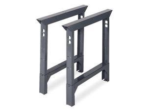 ZORO SELECT 5W682 Adj.Straight Leg,2-3/4Wx36Dx33H,Gry,PK2 ZORO SELECT 5W682 Adj.Straight Leg,2-3/4Wx36Dx33H,Gry,PK2
