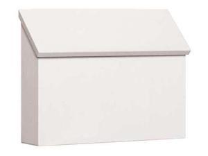 Salsbury 4610WHT Traditional Mailbox - Standard - Horizontal Style - White Salsbury 4610WHT Traditional Mailbox - Standard - Horizontal Style - White