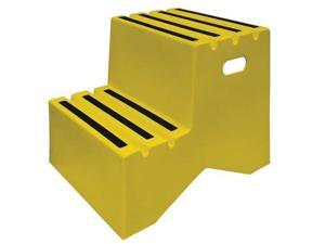 DPI ST217-14 2 Steps, Plastic Step Stand, 500 lb. Load Capacity, Yellow DPI ST217-14 2 Steps, Plastic Step Stand, 500 lb. Load Capacity, Yellow