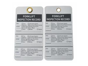 ELECTROMARK 8PEM2 Inspection Tag,Forklift,5x3,PK25 ELECTROMARK 8PEM2 Inspection Tag,Forklift,5x3,PK25