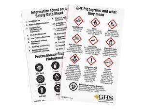 GHS SAFETY GHS1015 Wallet Card,Chemical/HAZMAT Trng,PK50 GHS SAFETY GHS1015 Wallet Card,Chemical/HAZMAT Trng,PK50