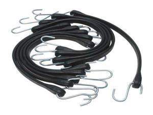 GOLDLINE 635000076 Bungee Strap Assortment,S-Hook,PK10 GOLDLINE 635000076 Bungee Strap Assortment,S-Hook,PK10