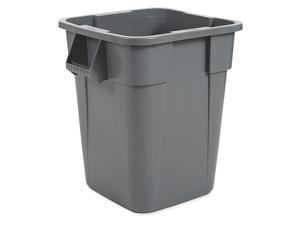 RUBBERMAID FG353600GRAY Brute 40 gal. Gray LLDPE Square Utility Container RUBBERMAID FG353600GRAY Brute 40 gal. Gray LLDPE Square Utility Container