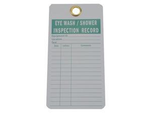 ELECTROMARK 8Z511 Eye Wash/Sh Inspection Rcd Tag,PK25 ELECTROMARK 8Z511 Eye Wash/Sh Inspection Rcd Tag,PK25