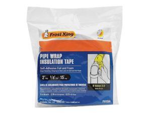 FROST KING FV15H 2" x 15 Ft. Foam & Foil Pipe Insulation Wrap FROST KING FV15H 2" x 15 Ft. Foam & Foil Pipe Insulation Wrap