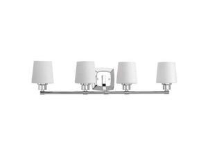 PROGRESS LIGHTING P300019-015 Glance Four-Light Bath,Chrome PROGRESS LIGHTING P300019-015 Glance Four-Light Bath,Chrome