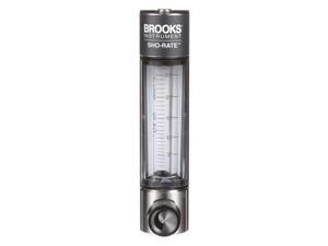 BROOKS 1250AD6051ALSVV Flowmeter,Air,15 to 150 LPH,Glass BROOKS 1250AD6051ALSVV Flowmeter,Air,15 to 150 LPH,Glass