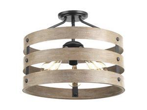 PROGRESS LIGHTING P350049-143 Gulliver Three-Light Semi-Flush PROGRESS LIGHTING P350049-143 Gulliver Three-Light Semi-Flush