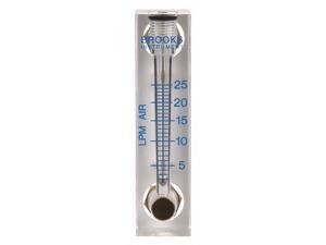BROOKS 2510A2A16BNBN Flowmeter,Air,2 to 25 LPM,Buna-n Seal BROOKS 2510A2A16BNBN Flowmeter,Air,2 to 25 LPM,Buna-n Seal