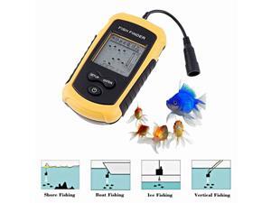 Valuetom Fishing Tackle Fish Finder Portable Sonar Wired LED Fish depth Detector Alarm 100M AP Electronic Valuetom Fishing Tackle Fish Finder Portable Sonar Wired LED Fish depth Detector Alarm 100M AP Electronic