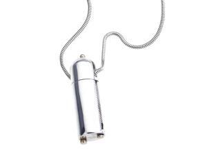 Maureen Lynch Silver & 18K Gold Plated Bottle Locket Necklace Maureen Lynch Silver & 18K Gold Plated Bottle Locket Necklace