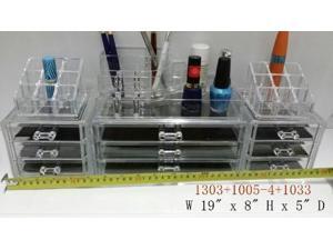 Clear Makeup Organizer Combo Clear Makeup Organizer Combo
