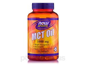 NOW Sports - MCT Oil 1000 mg - 150 Softgels by NOW NOW Sports - MCT Oil 1000 mg - 150 Softgels by NOW