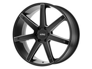 KMC KM700 Revert 24x9.5 5x5" +38mm Black/Milled Wheel Rim 24" Inch KMC KM700 Revert 24x9.5 5x5" +38mm Black/Milled Wheel Rim 24" Inch