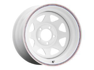 15" Inch Pacer 310W Spoke Trailer 15x6 5x4.75" +0mm White Wheel Rim 15" Inch Pacer 310W Spoke Trailer 15x6 5x4.75" +0mm White Wheel Rim