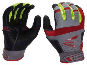 1 Pair Easton HS9 Neon Adult Small Red / Optic / Grey Batting Gloves A121838 1 Pair Easton HS9 Neon Adult Small Red / Optic / Grey Batting Gloves A121838