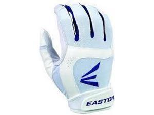 1 Pair Easton Stealth Core X-Large White / Royal Fastpitch Womens Batting Gloves 1 Pair Easton Stealth Core X-Large White / Royal Fastpitch Womens Batting Gloves