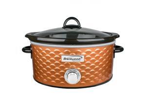 Brentwood Appliances SC-140C 4.5QT SLOW CKER SCLP ORN Brentwood Appliances SC-140C 4.5QT SLOW CKER SCLP ORN