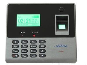 Aibao USB Recording Fingerprint Time Clock for Attendance Grey Aibao USB Recording Fingerprint Time Clock for Attendance Grey