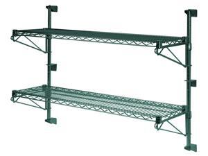 21" Deep x 54" Wide x 24" High Adjustable 2 Tier Freezer Wall Mount Shelving Kit 21" Deep x 54" Wide x 24" High Adjustable 2 Tier Freezer Wall Mount Shelving Kit