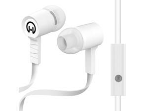 HyperGear Low Ryder 3.5mm Earphones with Microphone - White HyperGear Low Ryder 3.5mm Earphones with Microphone - White