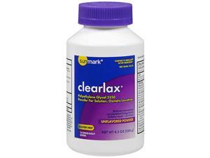 Sunmark Clearlax Powder, Unflavored - 8.3 oz Sunmark Clearlax Powder, Unflavored - 8.3 oz
