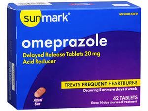 Sunmark Omeprazole Tablets - 42 ct Sunmark Omeprazole Tablets - 42 ct