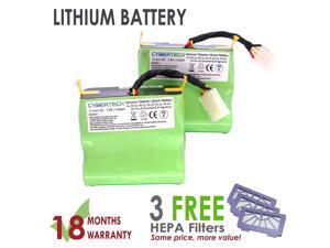 Lithium Neato VX 4400mAh Replacement Battery for Neato XV series Signature XV Pro Robotic Vacuum Cleaner,Super Extended Long-Life battery with 3 FREE HEPA Filter - UL&CE Certified Battery Component Lithium Neato VX 4400mAh Replacement Battery for Neato XV series Signature XV Pro Robotic Vacuum Cleaner,Super Extended Long-Life battery with 3 FREE HEPA Filter - UL&CE Certified Battery Component