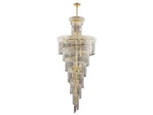 Empire Collection 28 light Gold Finish and Clear Crystal Chandelier Empire Collection 28 light Gold Finish and Clear Crystal Chandelier