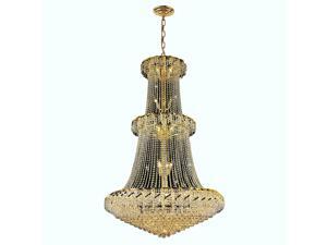 Empire Collection 32 light Gold Finish and Clear Crystal Chandelier Two 2 Tier Empire Collection 32 light Gold Finish and Clear Crystal Chandelier Two 2 Tier