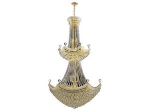 Empire Collection 32 light Gold Finish and Clear Crystal Chandelier Two 2 Tier Empire Collection 32 light Gold Finish and Clear Crystal Chandelier Two 2 Tier