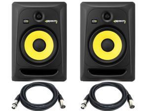 KRK RP8G3-NA Rokit 8 Generation 3 Powered Studio Monitor (Pair) / FREE Talent cables XLR to XLR 18ft ea KRK RP8G3-NA Rokit 8 Generation 3 Powered Studio Monitor (Pair) / FREE Talent cables XLR to XLR 18ft ea