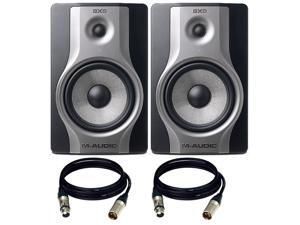 M-Audio BX8 Carbon Speaker Studio Monitors for Music Production and Mixing. W/ Free XLR Cables. M-Audio BX8 Carbon Speaker Studio Monitors for Music Production and Mixing. W/ Free XLR Cables.