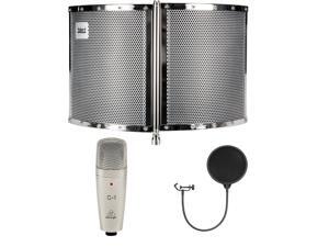 Talent VB1 Folding Portable Vocal Isolation Booth. With Behringer C-1 Mic and Pop Filter. Talent VB1 Folding Portable Vocal Isolation Booth. With Behringer C-1 Mic and Pop Filter.