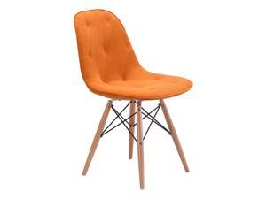 Zuo Modern 104158 Probability Chair Orange Velour Zuo Modern 104158 Probability Chair Orange Velour