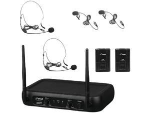 Pyle Pro PDWM2145 VHF Fixed-Frequency Wireless Microphone System Pyle Pro PDWM2145 VHF Fixed-Frequency Wireless Microphone System