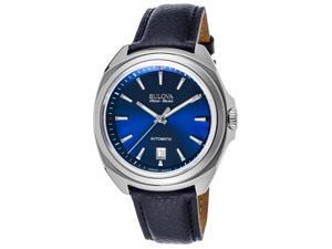 Bulova AccuSwiss Telc Automatic Leather Mens Watch 63B185 Bulova AccuSwiss Telc Automatic Leather Mens Watch 63B185