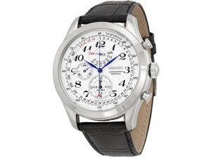 Seiko Neo Classic SPC131 Men's Watch Alarm Perpetual Chronograph, Stainless Steel, Quartz Movement, Leather Strap Seiko Neo Classic SPC131 Men's Watch Alarm Perpetual Chronograph, Stainless Steel, Quartz Movement, Leather Strap