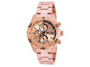 Invicta 17752 Men's Specialty Chrono Rose-Tone Dial Rose 18K Gold Plated Stainless Steel Watch Invicta 17752 Men's Specialty Chrono Rose-Tone Dial Rose 18K Gold Plated Stainless Steel Watch
