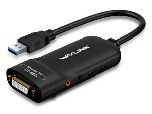Wavlink USB 3.0/2.0 to DVI Multi-Display Adapter up to 2048x1152 / 1920X1200 Support Dispaly and Audio Expandable Up to 6 Display unit 2.1CH Microphone in and Earphone output self-power HDMI/DVI/VGA Wavlink USB 3.0/2.0 to DVI Multi-Display Adapter up to 2048x1152 / 1920X1200 Support Dispaly and Audio Expandable Up to 6 Display unit 2.1CH Microphone in and Earphone output self-power HDMI/DVI/VGA