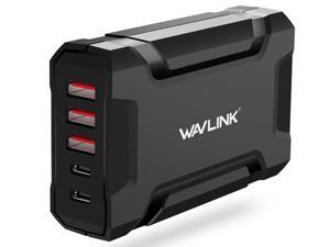 Wavlink 45W 5-Port USB Rapid Charger USB Wall/Desktop/Travel Smart Charging Station w/ Ultra High-Performance Intelligent Smart IC Technology for iPhone, iPad, Android, Samsung and More Wavlink 45W 5-Port USB Rapid Charger USB Wall/Desktop/Travel Smart Charging Station w/ Ultra High-Performance Intelligent Smart IC Technology for iPhone, iPad, Android, Samsung and More