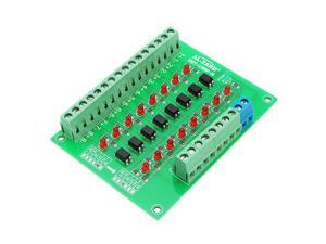 8 Channel 24V To 5V Optocoupler Isolation Module PLC Signal Level Voltage Conversion Board NPN Output DST-1R8P-N 8 Channel 24V To 5V Optocoupler Isolation Module PLC Signal Level Voltage Conversion Board NPN Output DST-1R8P-N