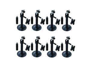 VideoSecu 8 Pack Universal 2" - 6" Adjustable Pan Tilt Metal Black Wall Ceiling Mount for CCTV Video Camera Surveillance WN6 VideoSecu 8 Pack Universal 2" - 6" Adjustable Pan Tilt Metal Black Wall Ceiling Mount for CCTV Video Camera Surveillance WN6