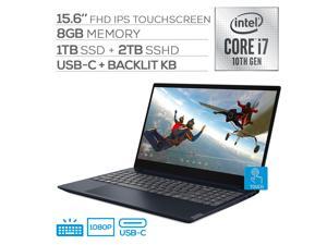Lenovo IdeaPad S340 Touchscreen Laptop, 15.6" Full HD IPS, i7-1065G7 Quad-Core up to 3.90 GHz, 8GB RAM, 1TB SSD + 2TB SSHD, Intel Iris Plus Graphics, Backlit, USB-C, Win 10 Lenovo IdeaPad S340 Touchscreen Laptop, 15.6" Full HD IPS, i7-1065G7 Quad-Core up to 3.90 GHz, 8GB RAM, 1TB SSD + 2TB SSHD, Intel Iris Plus Graphics, Backlit, USB-C, Win 10