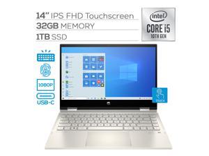 2020 HP Pavilion x360 2 in 1 Touchscreen Laptop, 14" IPS Full HD PC, 10th Gen Core i5 4-Core up to 3.60 GHz, 32GB RAM, 1TB SSD, USB-C, Backlit KB, FP Reader, Webcam, Wi-Fi 6, Win 10 2020 HP Pavilion x360 2 in 1 Touchscreen Laptop, 14" IPS Full HD PC, 10th Gen Core i5 4-Core up to 3.60 GHz, 32GB RAM, 1TB SSD, USB-C, Backlit KB, FP Reader, Webcam, Wi-Fi 6, Win 10