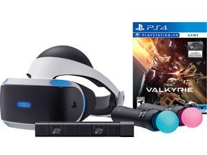 PlayStation VR Valkyrie Starter Bundle (4 items): VR Headset, 2 Move Motion Controllers, PlayStation Camera, and PSVR EVE: Valkyrie Game Disc PlayStation VR Valkyrie Starter Bundle (4 items): VR Headset, 2 Move Motion Controllers, PlayStation Camera, and PSVR EVE: Valkyrie Game Disc