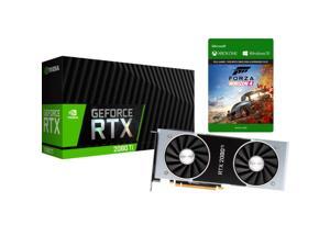 NVIDIA GeForce RTX 2080 Ti Founders Edition 11GB GDDR6 PCI Express 3.0 Graphics Card with Free Forza Horizon 4 Combo NVIDIA GeForce RTX 2080 Ti Founders Edition 11GB GDDR6 PCI Express 3.0 Graphics Card with Free Forza Horizon 4 Combo