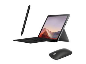 Microsoft Surface Pro 7 2 in 1 Touchscreen PC Tablet 12.3" 2736x1824, 10th Gen i5, 8GB RAM, 128GB SSD, 4 Core up to 3.70 GHz, USB-C, Backlit, WebCam, Win 10 w/Black Type Cover, Pen and Mouse Microsoft Surface Pro 7 2 in 1 Touchscreen PC Tablet 12.3" 2736x1824, 10th Gen i5, 8GB RAM, 128GB SSD, 4 Core up to 3.70 GHz, USB-C, Backlit, WebCam, Win 10 w/Black Type Cover, Pen and Mouse