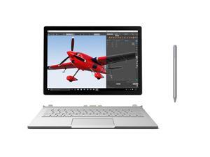 Microsoft Surface Book 13.5" 3000 x 2000 Touchscreen 2 in 1 Laptop, Core i5-6300U up to 3.00 GHz, 8GB RAM, 128GB SSD, Intel HD Graphics 520, Win 10 Pro w/Surface Pen - Platinum Microsoft Surface Book 13.5" 3000 x 2000 Touchscreen 2 in 1 Laptop, Core i5-6300U up to 3.00 GHz, 8GB RAM, 128GB SSD, Intel HD Graphics 520, Win 10 Pro w/Surface Pen - Platinum